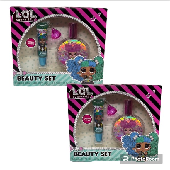 LOL Surprise Beauty Set Bubble Gum Fragrance/Surprise Flavour Glitter Gloss - Picture 14 of 14